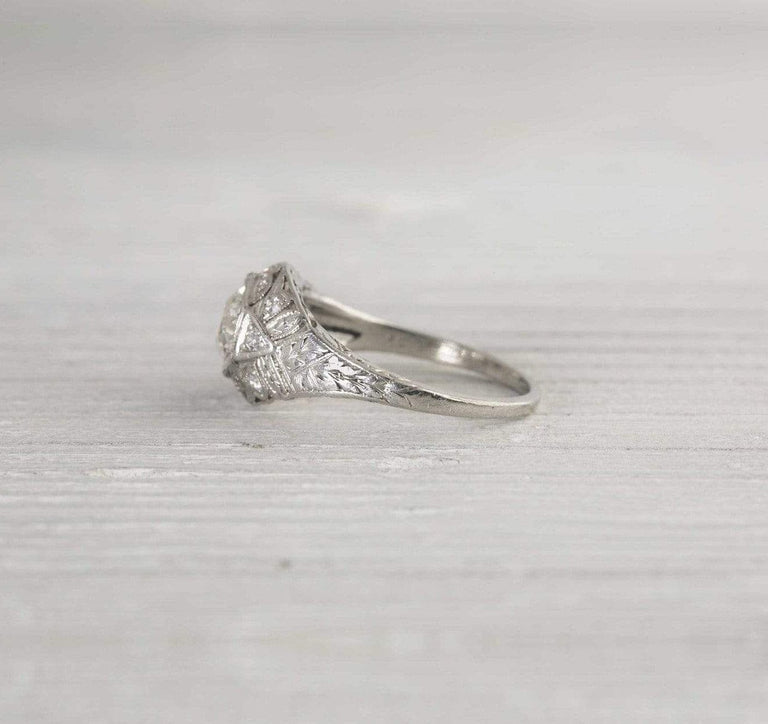 .85 Carat Vintage Diamond Engagement Ring