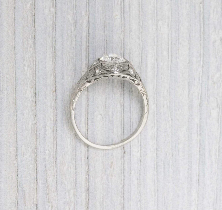 .85 Carat Vintage Diamond Engagement Ring