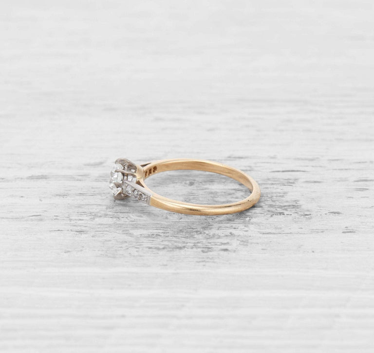 .86 CARAT EDWARDIAN DIAMOND ENGAGEMENT RING