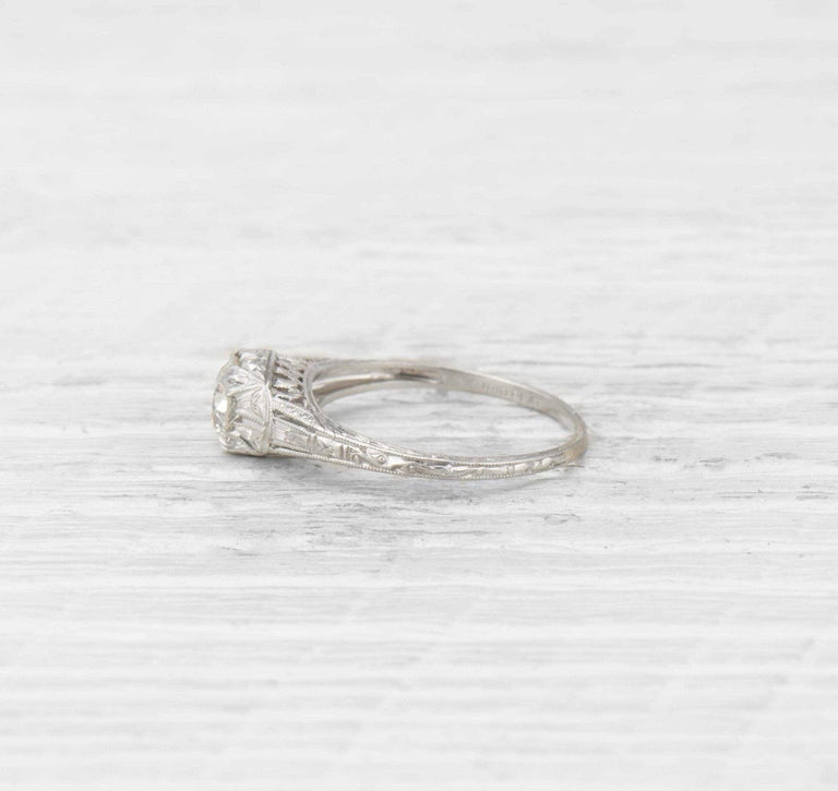 .86 CARAT EDWARDIAN ENGAGEMENT RING