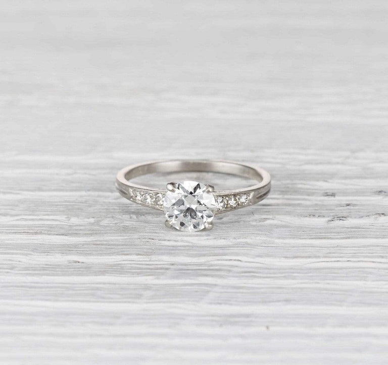 .86 Carat Retro Tiffany & Co. Engagement Ring