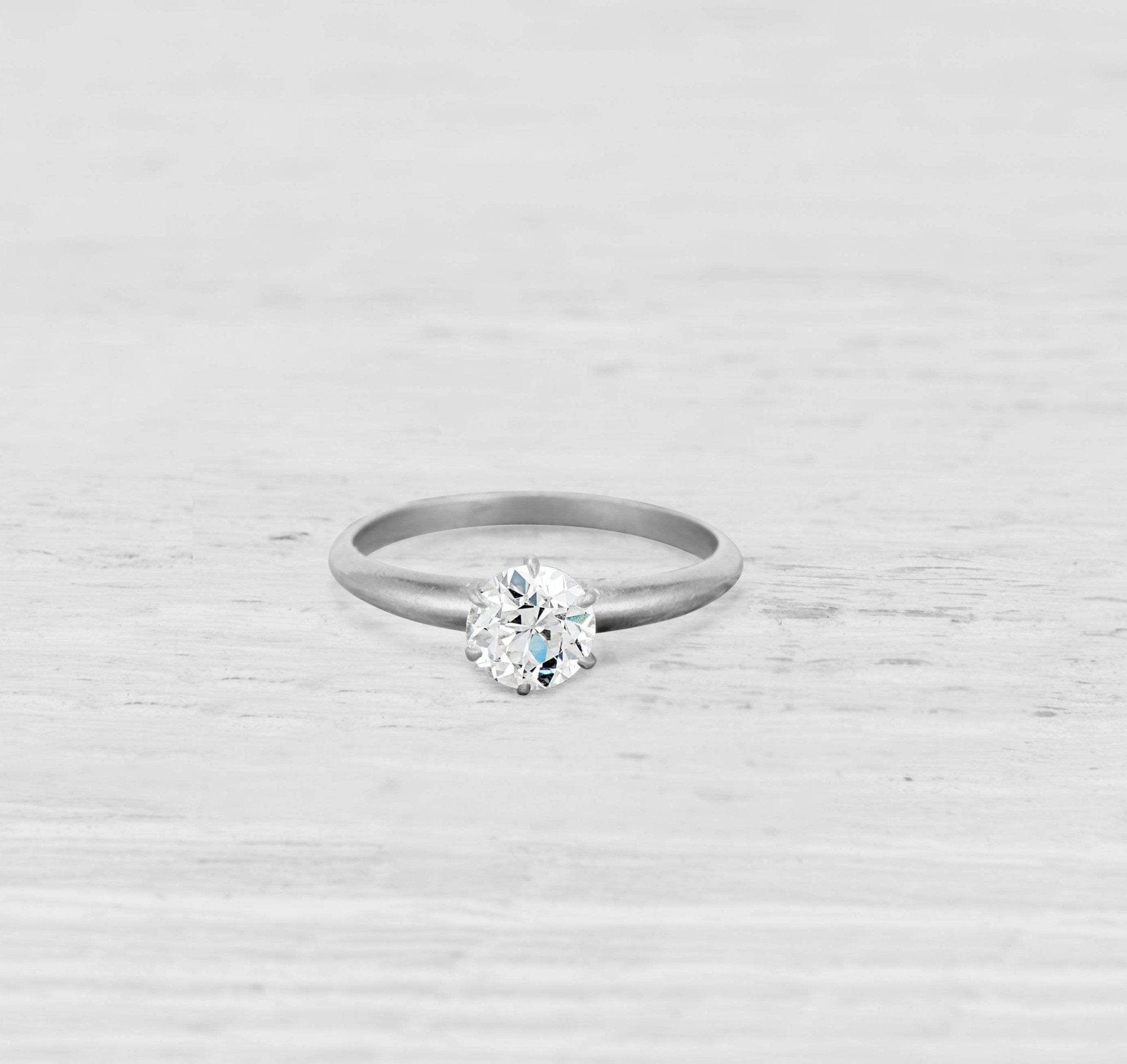 86 CARAT TIFFANY & CO DIAMOND SOLITAIRE ENGAGEMENT RING – Erstwhile