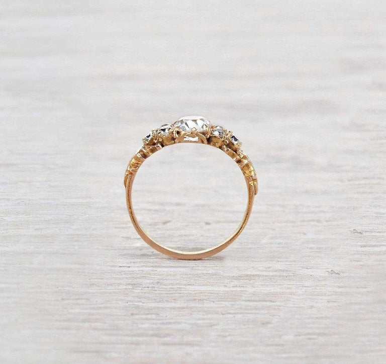 .87 Carat Victorian Engagement Ring