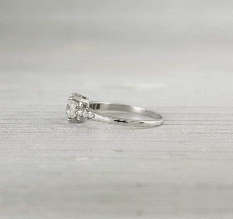 .88 Carat Vintage Art Deco Engagement Ring