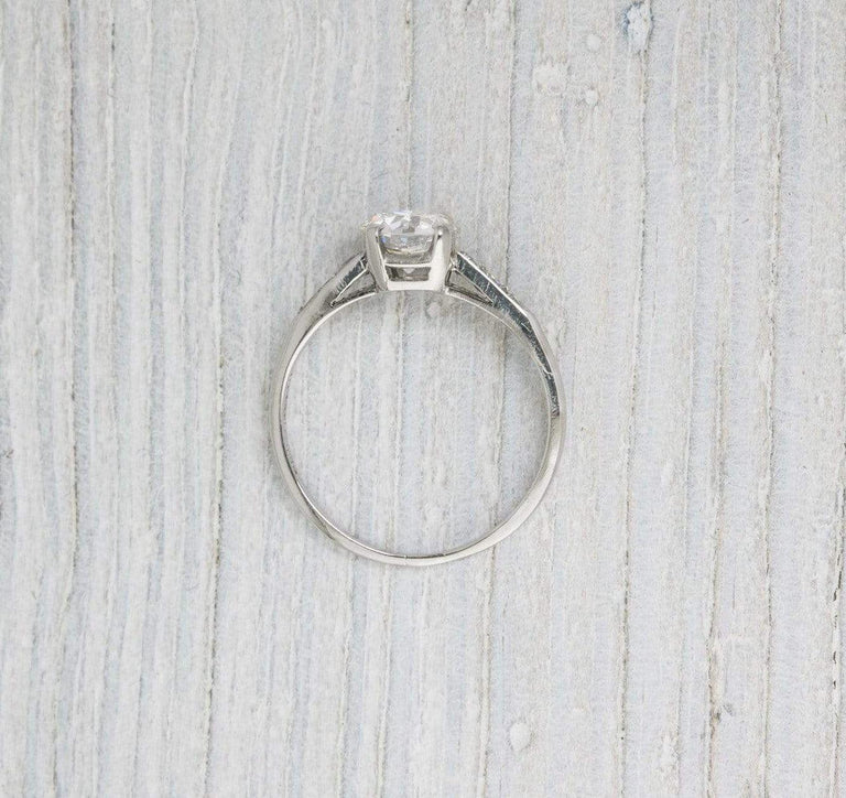 .88 Carat Vintage Art Deco Engagement Ring