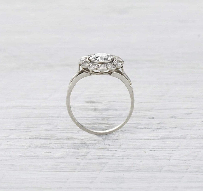 .90 Carat Art Deco Diamond Engagement Ring