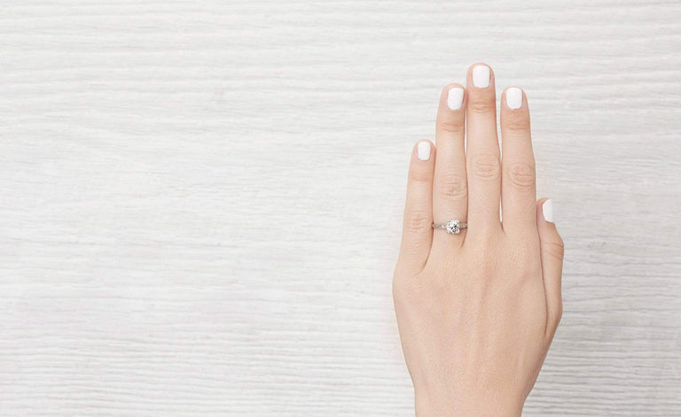 .90 Carat Art Deco Engagement Ring