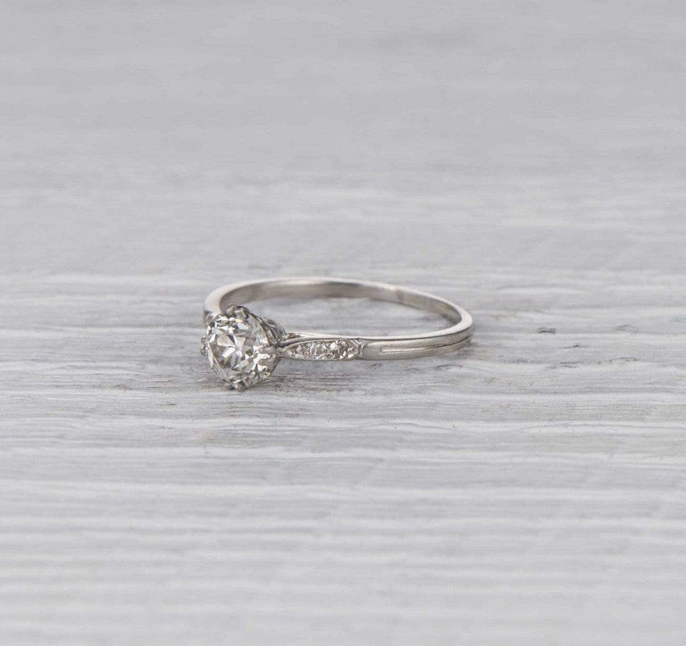 .90 Carat Edwardian Engagement Ring