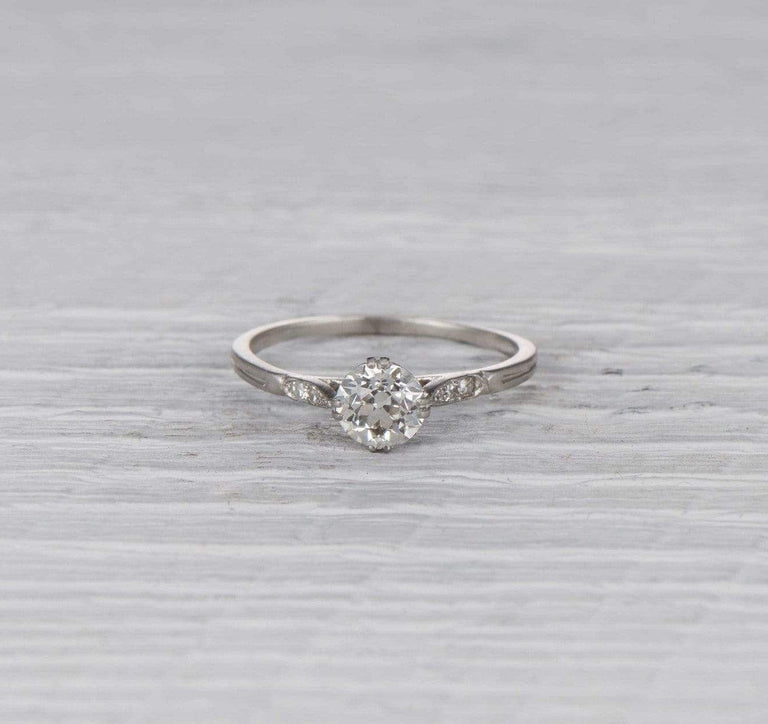 .90 Carat Edwardian Engagement Ring