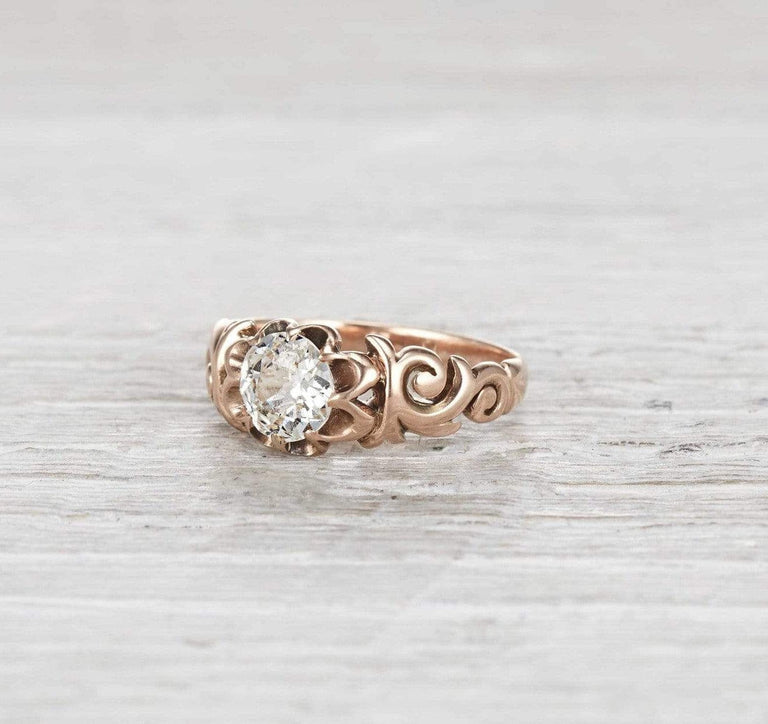 .90 Carat Victorian Engagement Ring