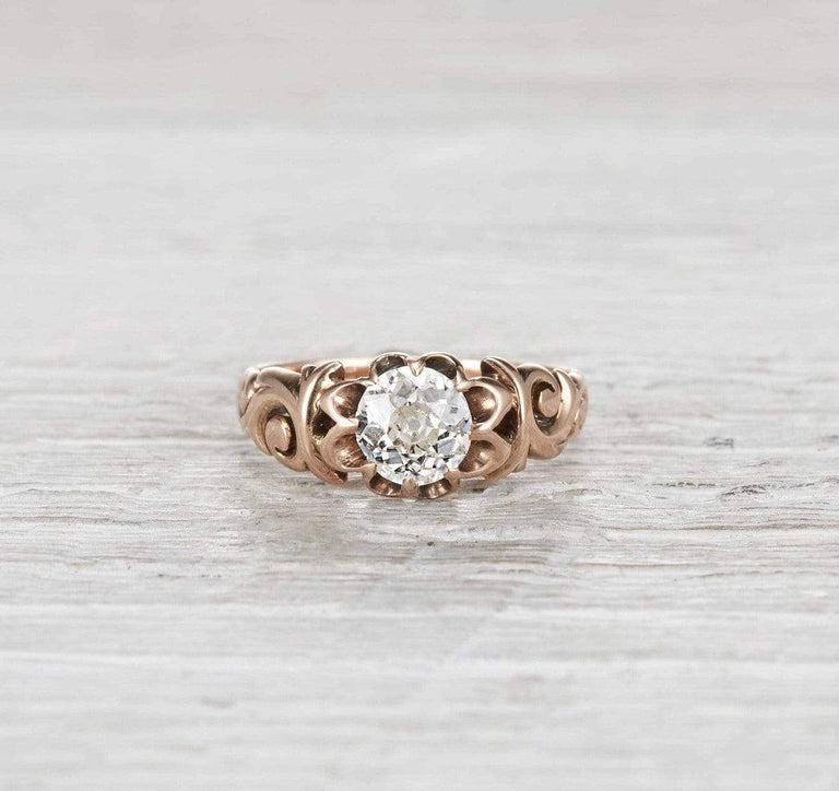.90 Carat Victorian Engagement Ring