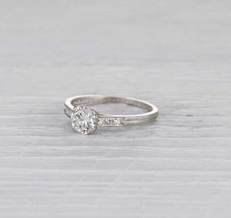 .91 Carat Art Deco Tiffany & Co. Engagement Ring