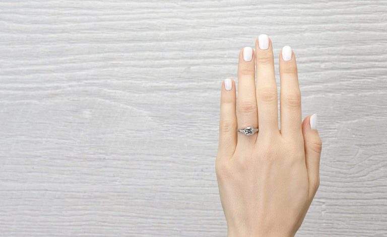 .92 Carat Art Deco Engagement Ring