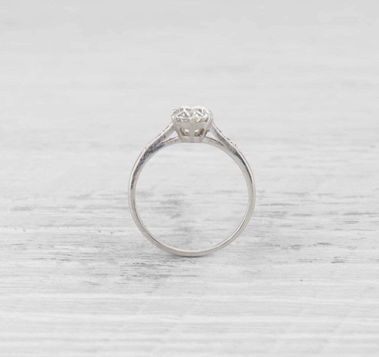 .92 Carat Art Deco Engagement Ring