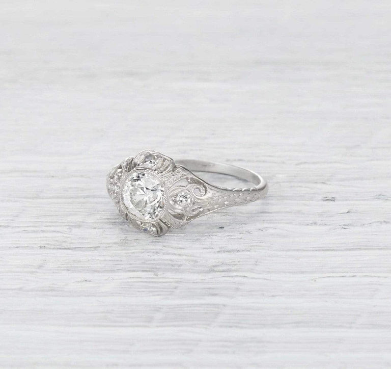 .92 Carat Edwardian Diamond Engagement Ring