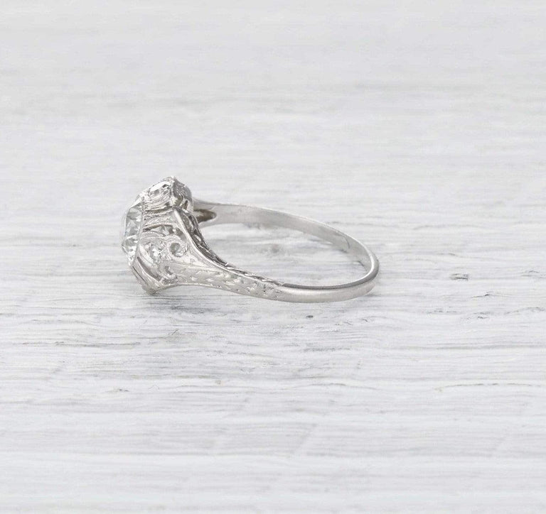 .92 Carat Edwardian Diamond Engagement Ring