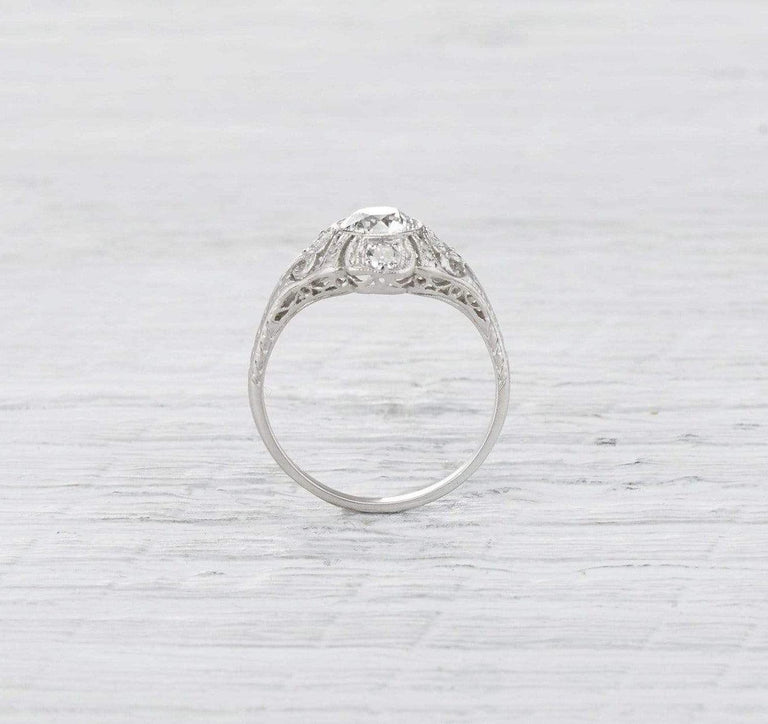 .92 Carat Edwardian Diamond Engagement Ring