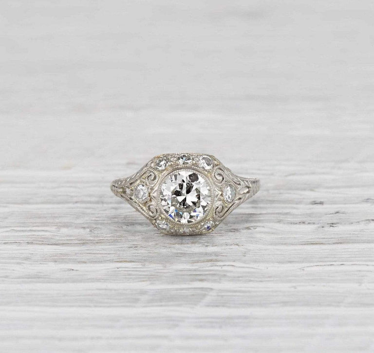 .92 Carat Edwardian Engagement Ring