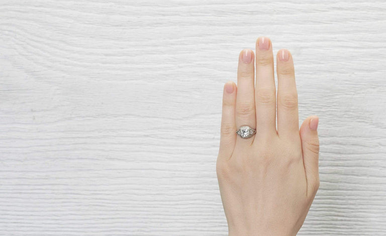 .92 Carat Edwardian Engagement Ring