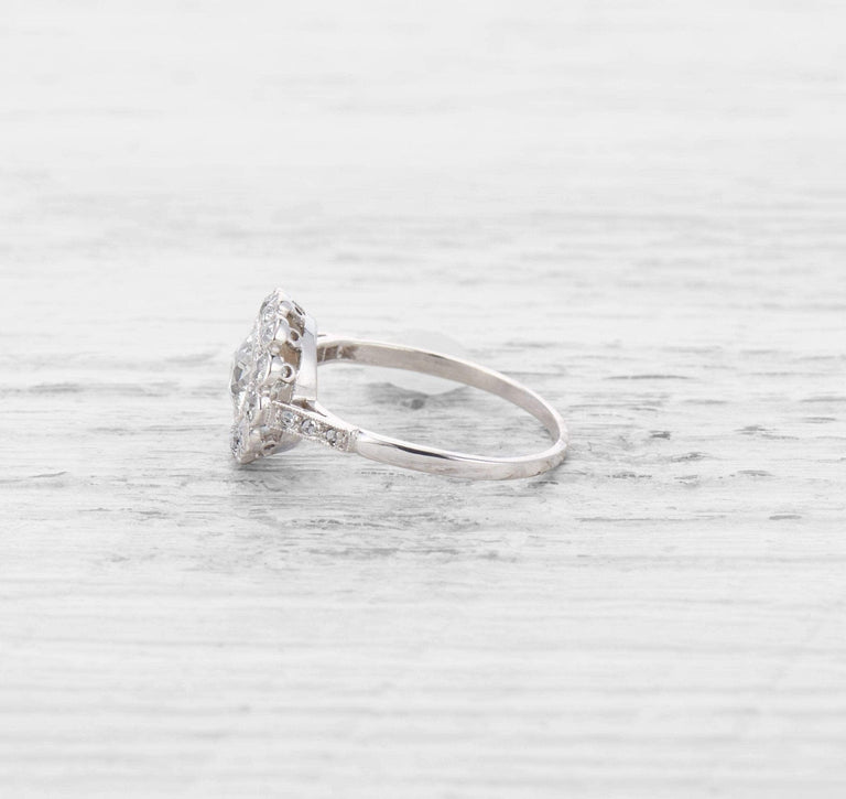 .93 CARAT EDWARDIAN DIAMOND ENGAGEMENT RING