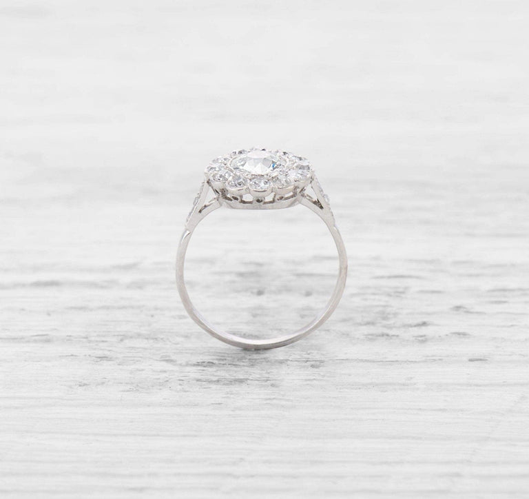 .93 CARAT EDWARDIAN DIAMOND ENGAGEMENT RING