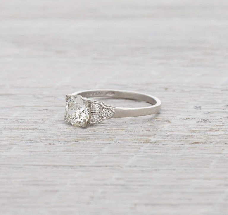 .94 Carat Art Deco Engagement Ring