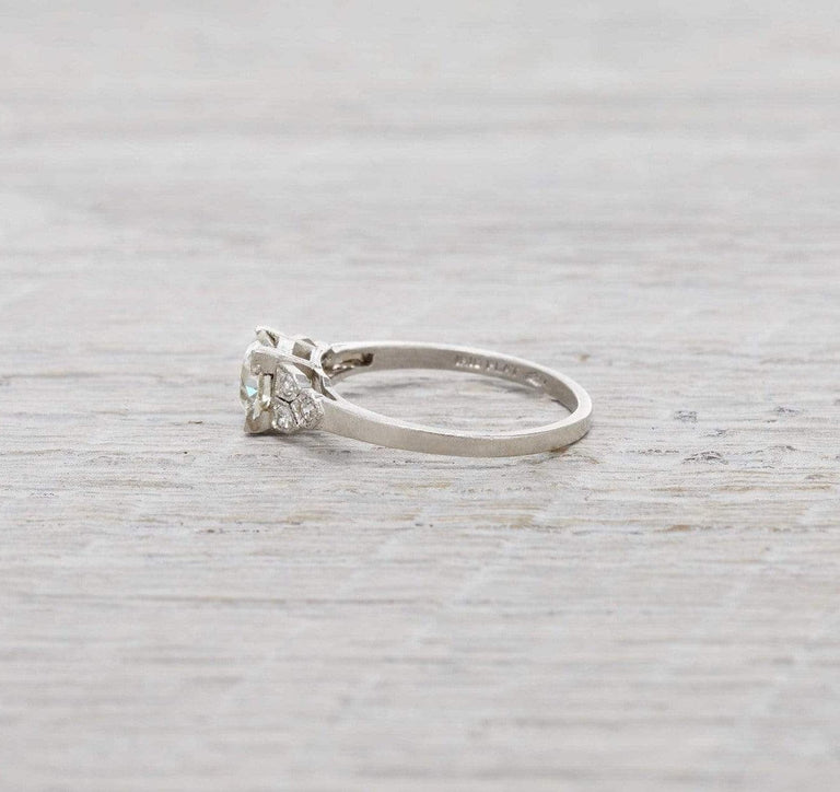 .94 Carat Art Deco Engagement Ring