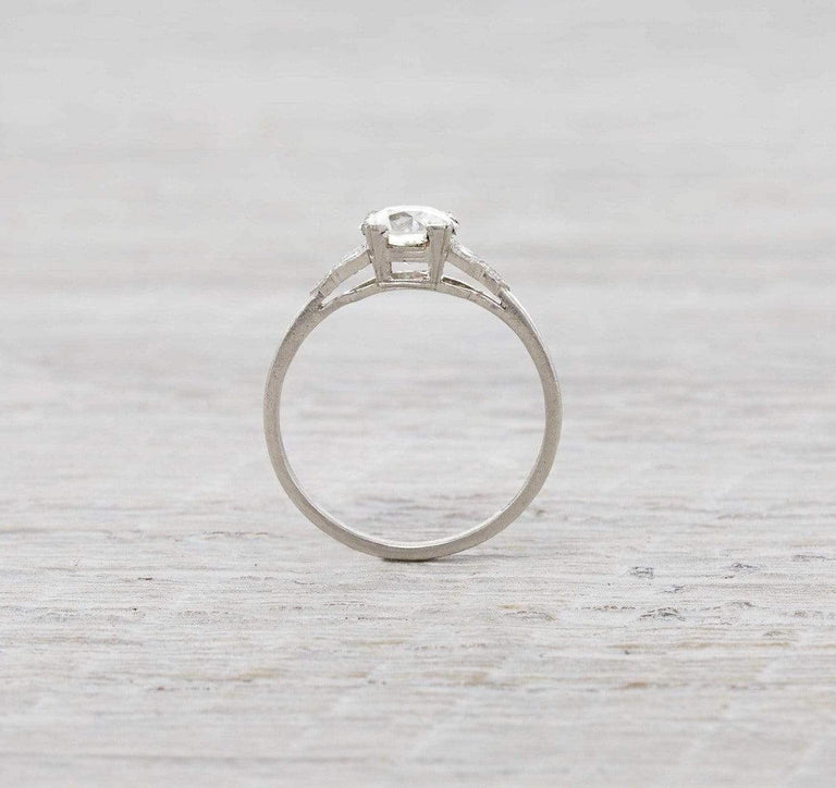 .94 Carat Art Deco Engagement Ring