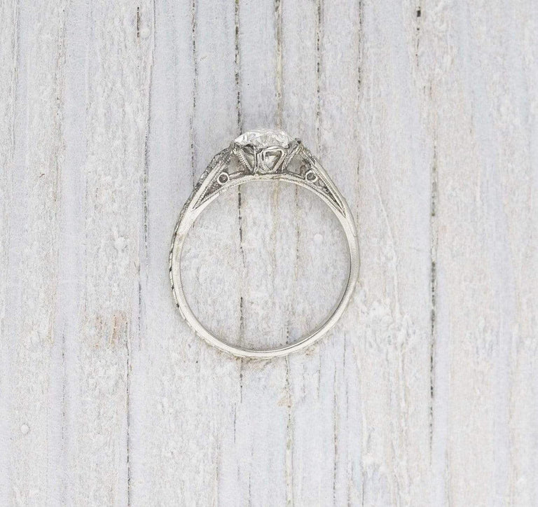 .94 Carat Art Deco Vintage Engagement Ring