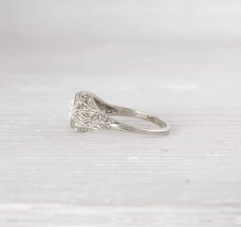 .95 Carat Vintage Edwardian Diamond Engagement Ring