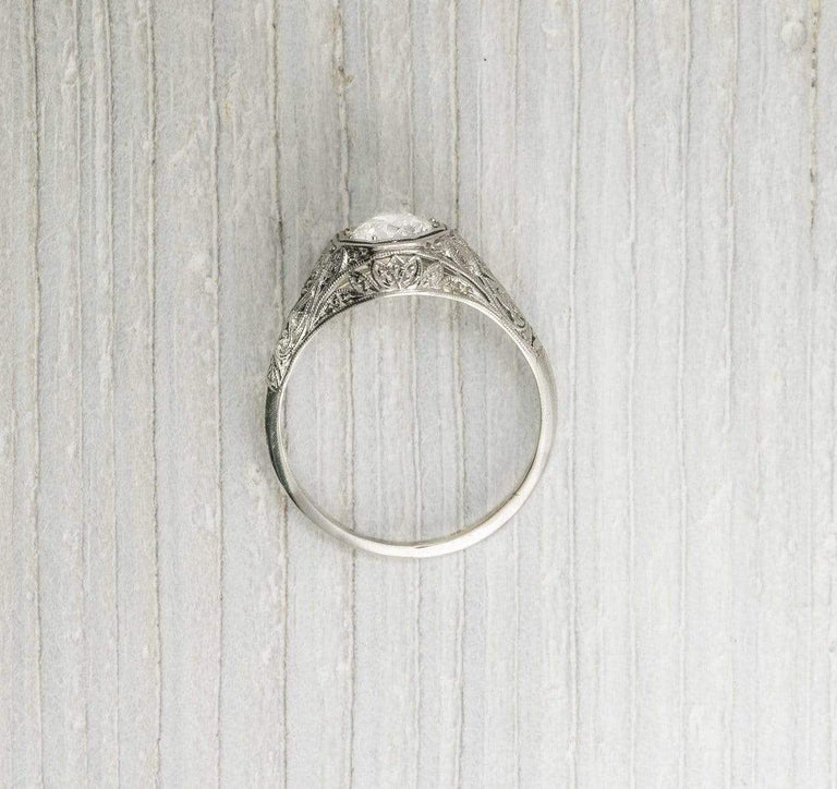 .95 Carat Vintage Edwardian Diamond Engagement Ring