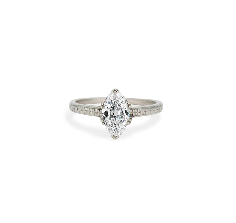 .98 Carat Tiffany & Co Art Deco Diamond Ring