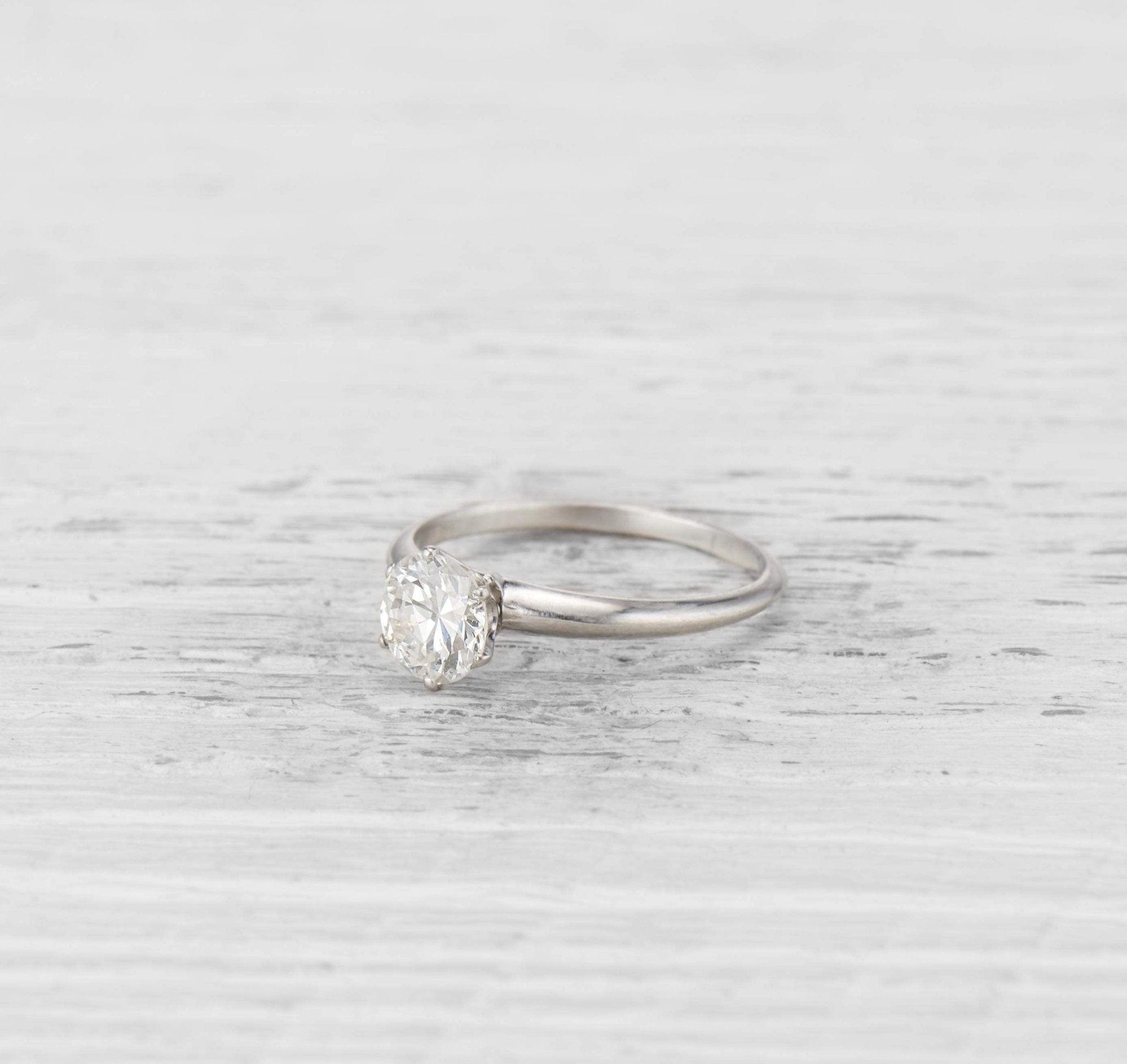 98 CARAT TIFFANY & CO. DIAMOND SOLITAIRE ENGAGEMENT RING – Erstwhile