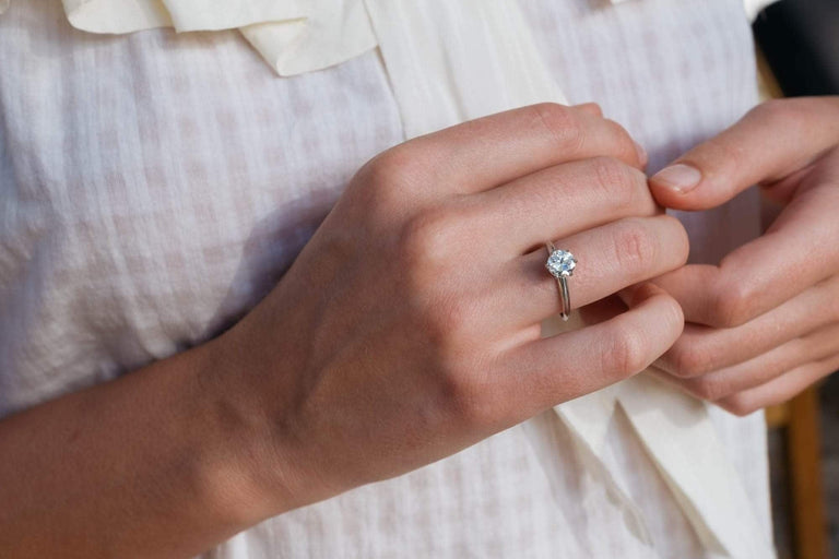 .98 CARAT TIFFANY & CO. DIAMOND SOLITAIRE ENGAGEMENT RING