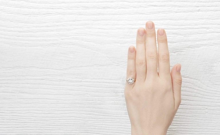 .98 Carat Victorian Cluster Engegement Ring