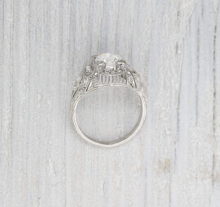 .99 Carat Vintage Art Deco Engagement Ring