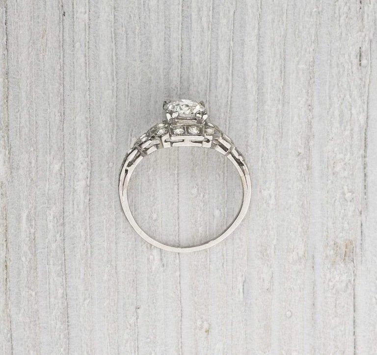 .99 Old European Cut Diamond Engagement Ring