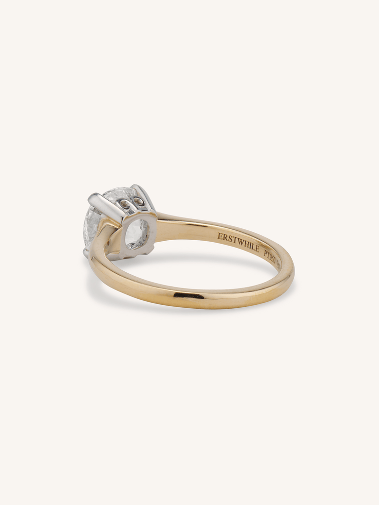 Antique Old Mine Cushion Cut Diamond Engagement Ring Starr 1.93