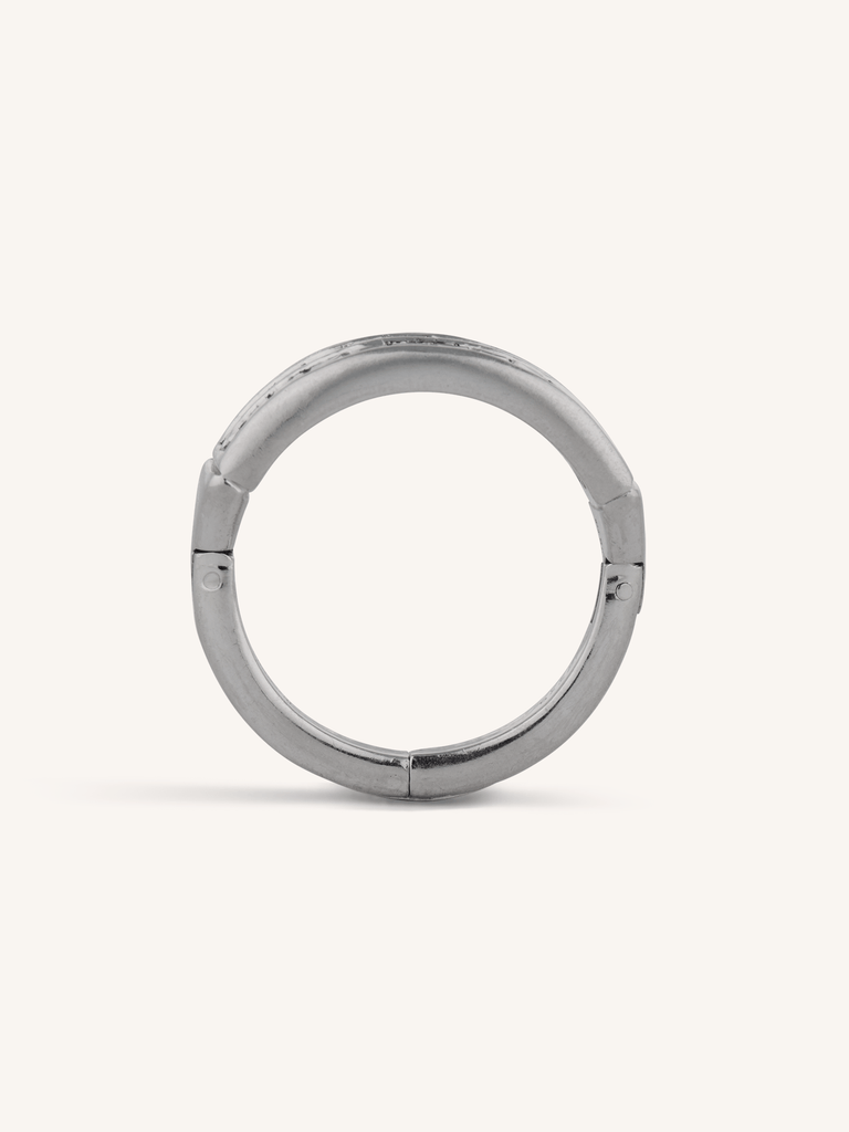 Cartier Three-Row Carré Cut Diamond Fingermate Estate Ring - Size 6.75