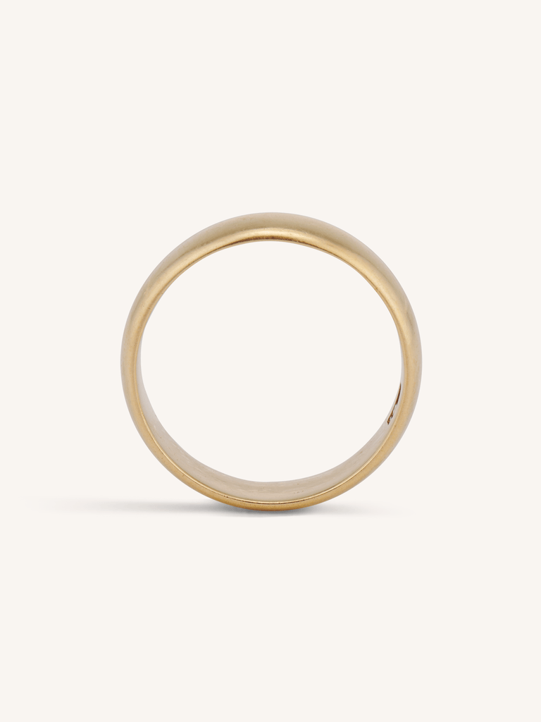 Late Victorian 18K Yellow Gold Antique Wedding Band - Size 4.75
