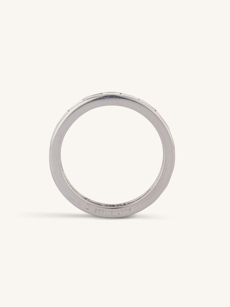 Oscar Heyman 2 Carat Baguette Cut Diamond Platinum Vintage Eternity Band