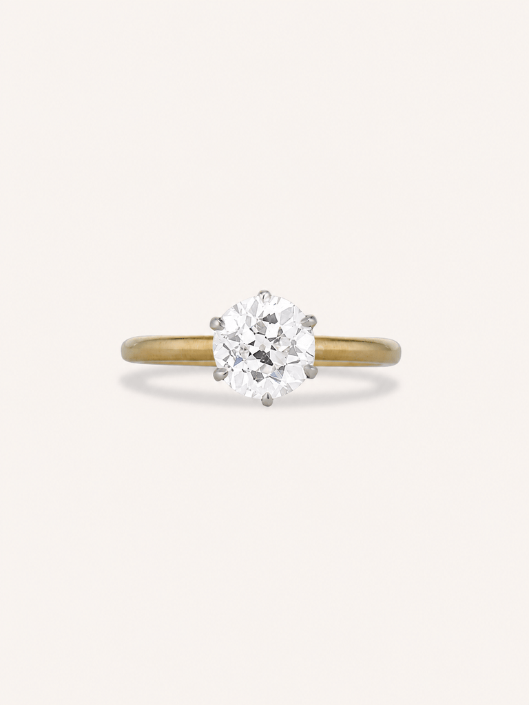Tiffany & Co. 1.41 Carat Old European Cut Diamond Vintage Engagement Ring