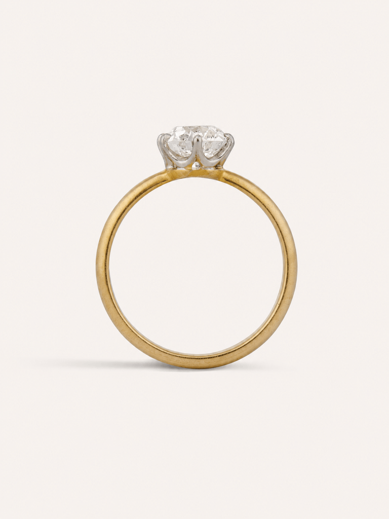 Tiffany & Co. 1.41 Carat Old European Cut Diamond Vintage Engagement Ring