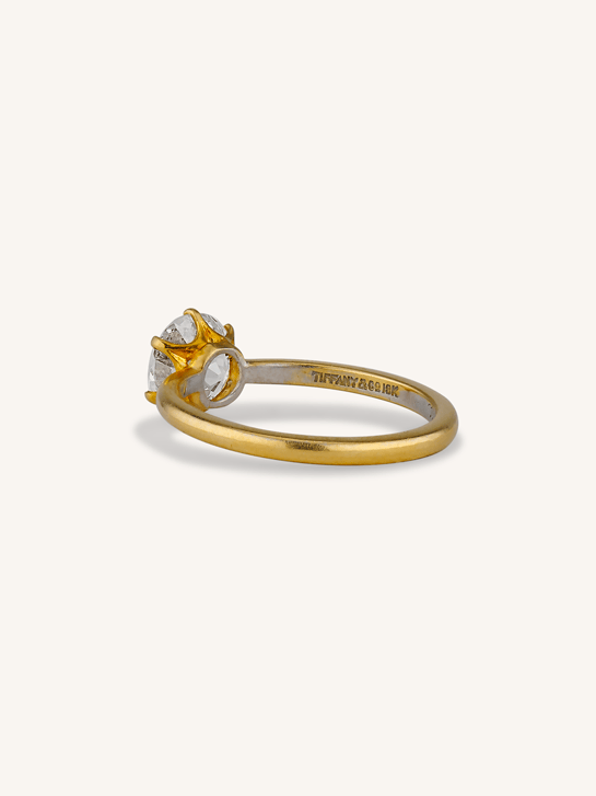Tiffany & Co. 1920's 1.92 Carat Old European Cut Diamond Six-Prong Solitaire Vintage Engagement Ring