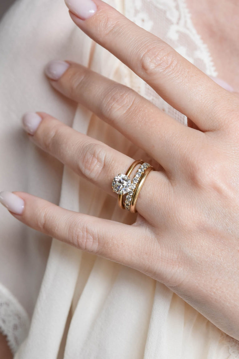 Tiffany & Co. 1920's 1.92 Carat Old European Cut Diamond Six-Prong Solitaire Vintage Engagement Ring