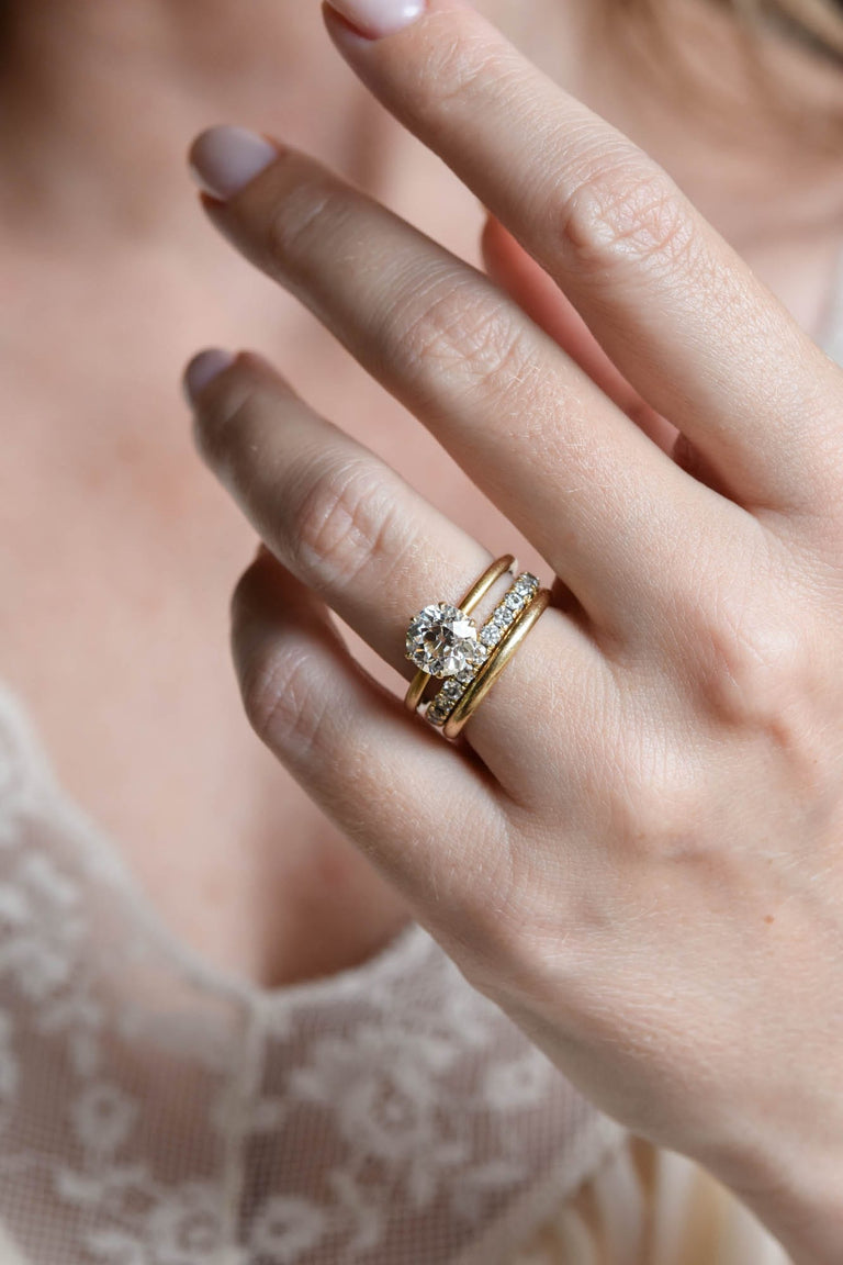 Tiffany & Co. 1920's 1.92 Carat Old European Cut Diamond Six-Prong Solitaire Vintage Engagement Ring
