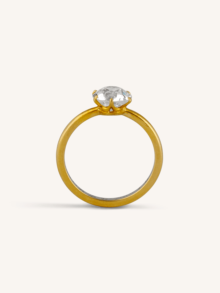 Tiffany & Co. 1920's 1.92 Carat Old European Cut Diamond Six-Prong Solitaire Vintage Engagement Ring