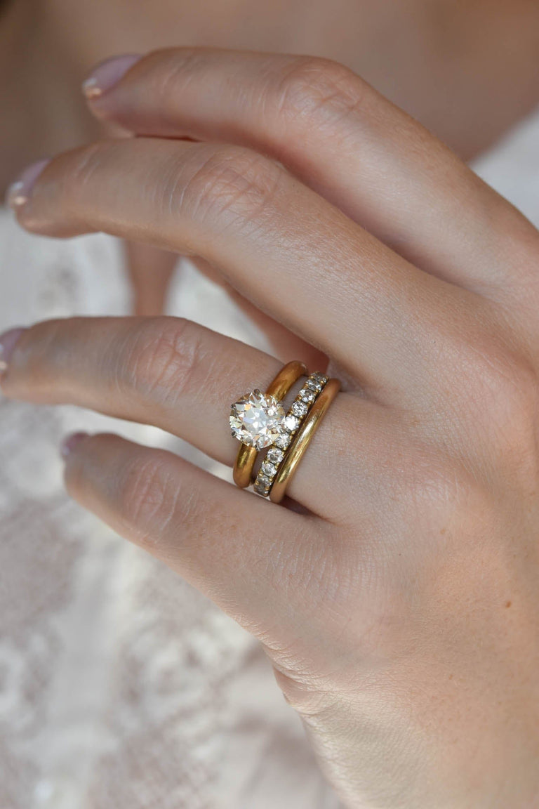 Tiffany & Co. 2.02 Carat Old European Diamond Six-Prong Solitaire Vintage Engagement Ring