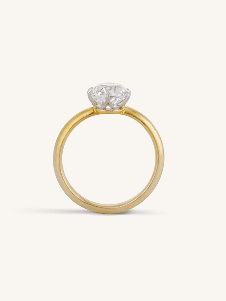 Tiffany & Co. 2.02 Carat Old European Diamond Six-Prong Solitaire Vintage Engagement Ring