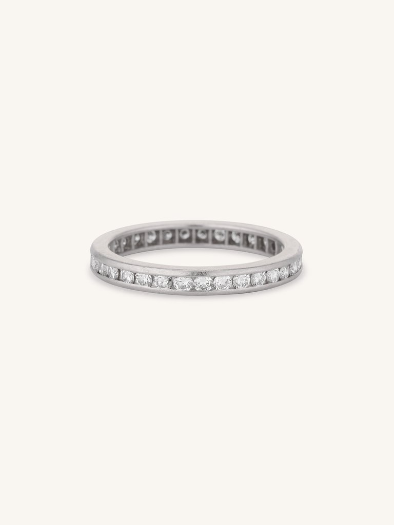Tiffany & Co. Diamond Vintage Eternity Band - Size 5